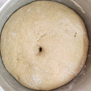 Doubled in size of bread